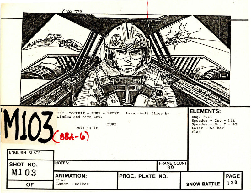 Star Wars: Episode V - The Empire Strikes Back: Mini VFX Storyboard