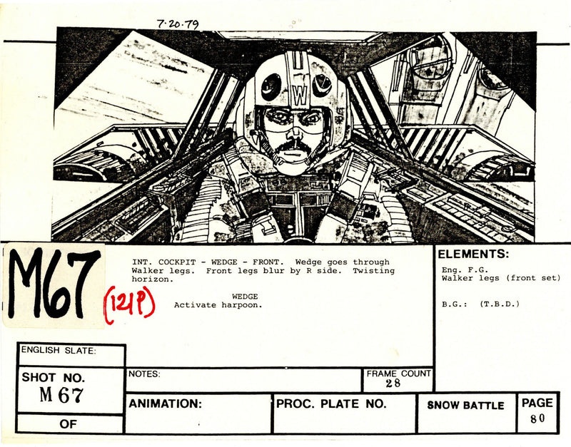 Star Wars: Episode V - The Empire Strikes Back: Mini VFX Storyboard