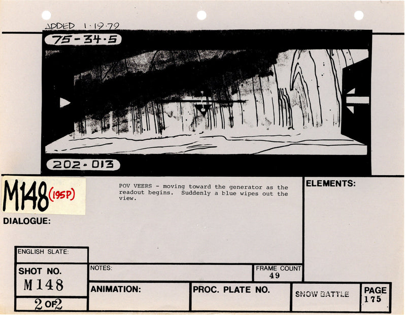 Star Wars: Episode V - The Empire Strikes Back: VFX Storyboard