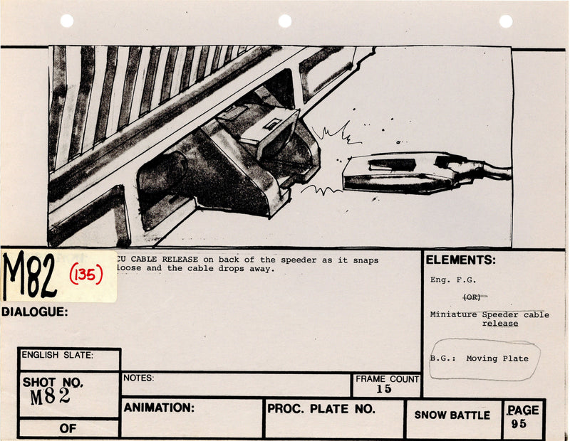 Star Wars: Episode V - The Empire Strikes Back: VFX Storyboard