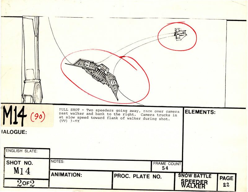 Star Wars: Episode V - The Empire Strikes Back: VFX Storyboard