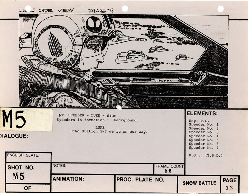 Star Wars: Episode V - The Empire Strikes Back: VFX Storyboard