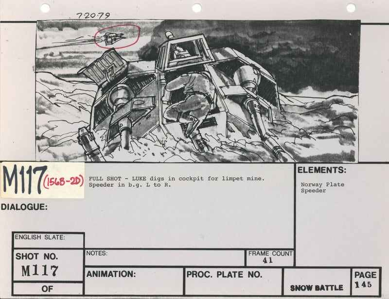 Star Wars: Episode V - The Empire Strikes Back: VFX Storyboard