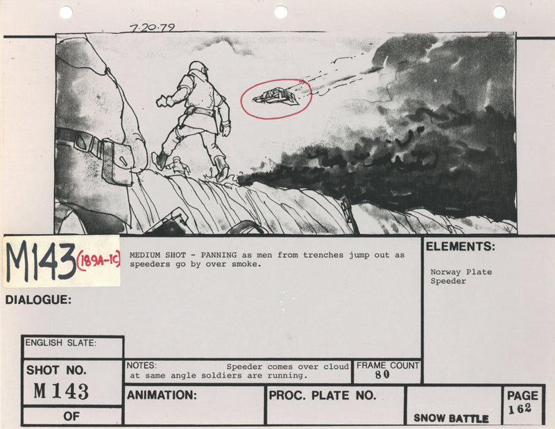 Star Wars: Episode V - The Empire Strikes Back: VFX Storyboard