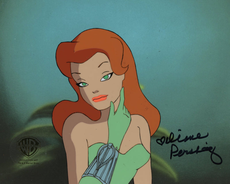 Batman The Animated Series Original Production Cel Signed by Diane Pershing: Poison Ivy