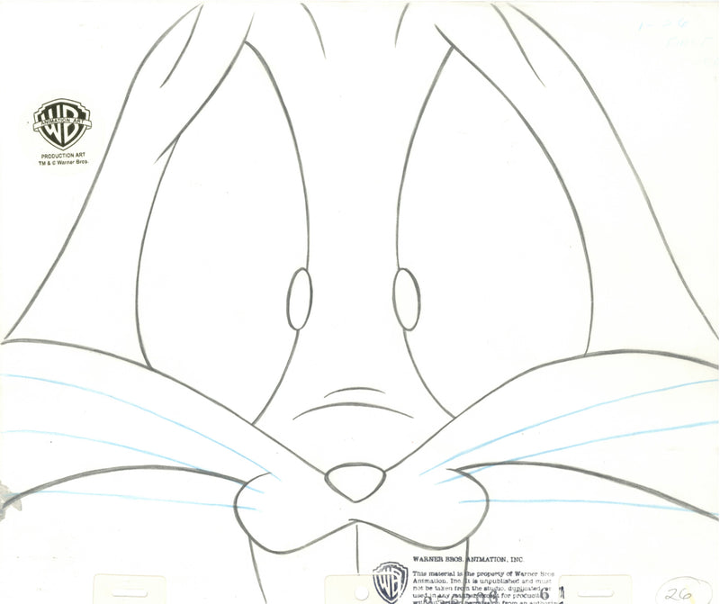 Looney Tunes Original Production Drawing: Bugs Bunny