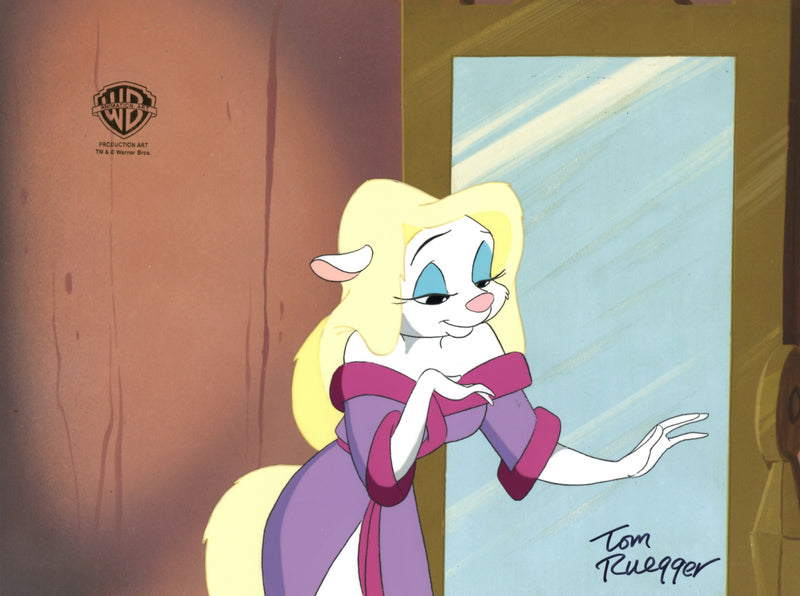 Animaniacs Original Production Cel Signed by Tom Ruegger: Minerva