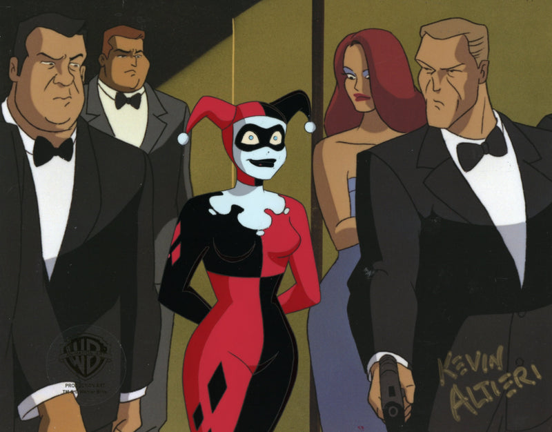 Batman The Animated Series Original Production Cel Signed by Kevin Altieri: Harley