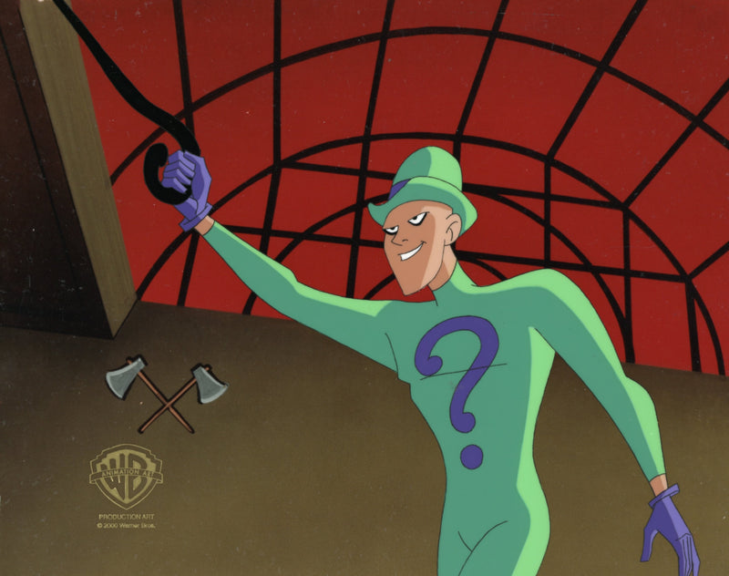 Superman the Animated Series Original Production Cel: Riddler