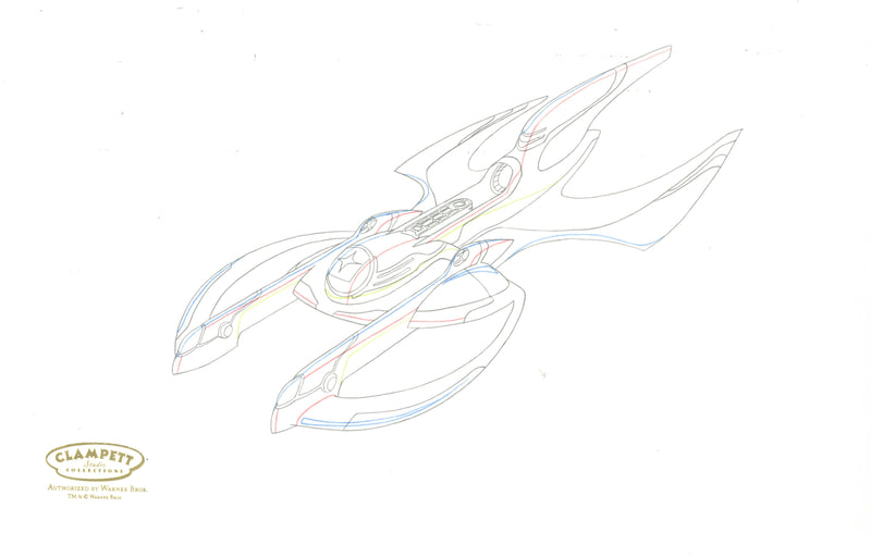 Legion of Super Heroes Original Production Drawing: Legion Cruiser