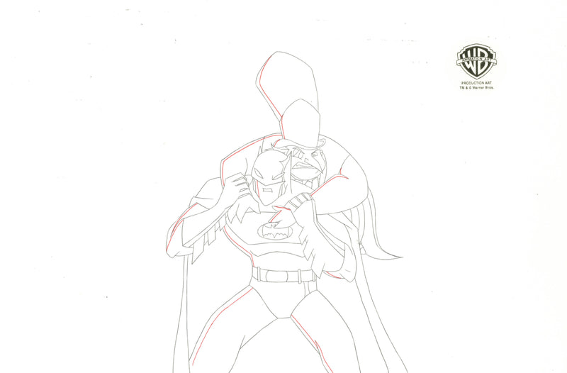 The Batman Original Production Drawing: Batman, Penguin