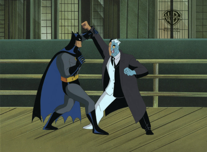 Batman The Animated Series Original Production Cel: Batman, Two-Face