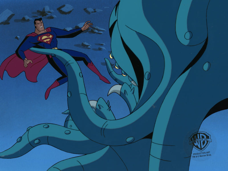 Superman the Animated Series Original Production Cel: Superman, Unity