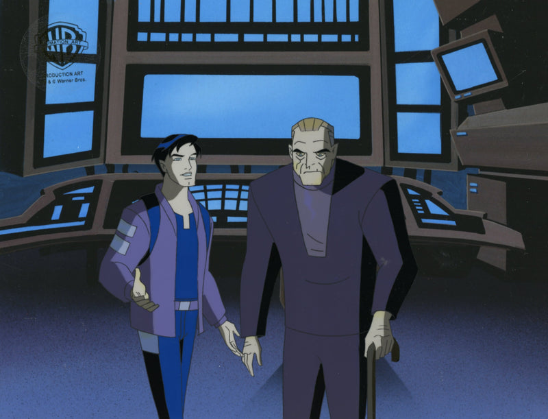 Batman Beyond Original Production Cel with Matching Drawings: Terry, Bruce