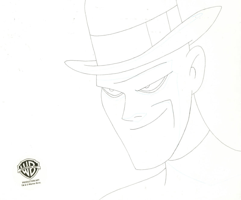 The New Batman Adventures Original Production Drawing: Riddler