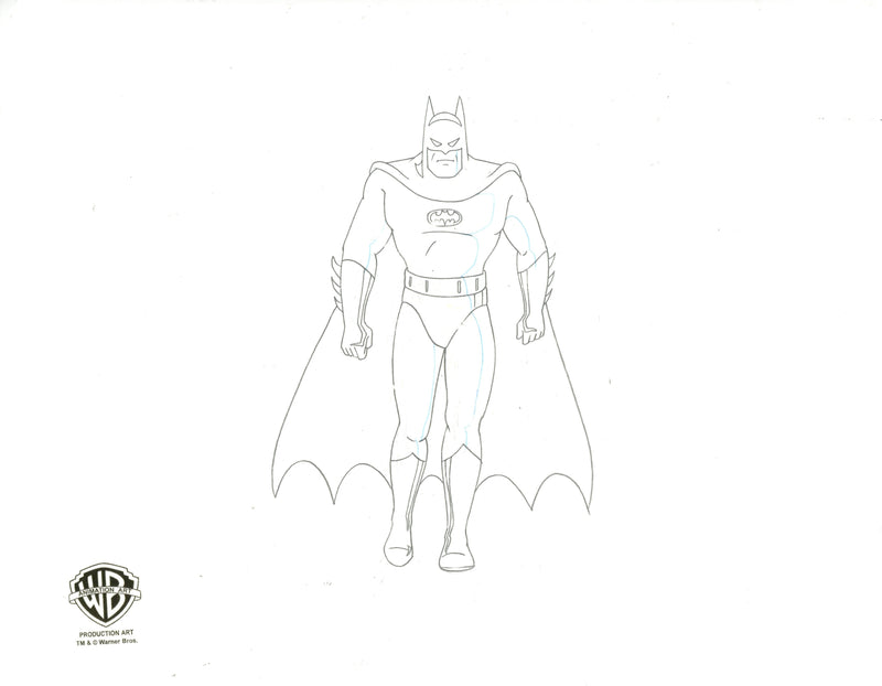 Batman The Animated Series Original Production Drawing: Batman