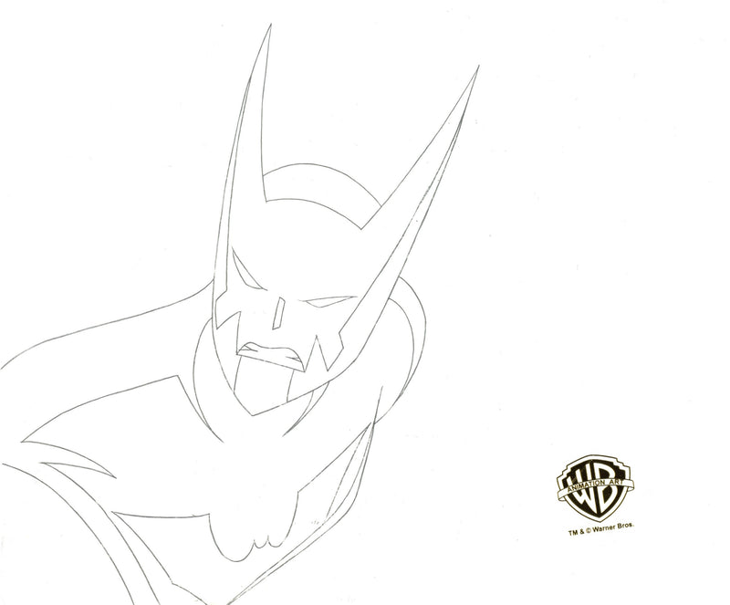 Batman Beyond Original Production Drawing: Batman