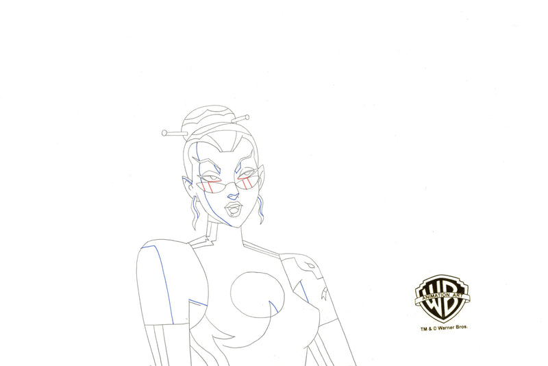 Justice League Unlimited Original Production Drawing: Roulette