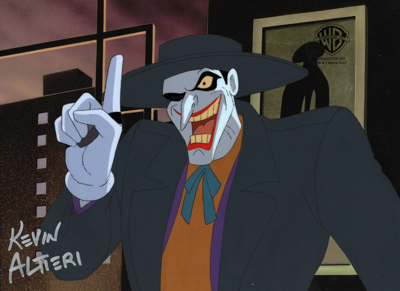 Batman: Mask of the Phantasm Original Production Cel Signed By Kevin Altieri: Joker