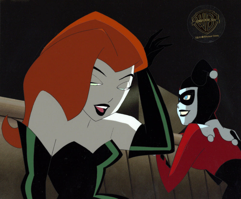 The New Batman Adventures Original Production Cel: Harley, Ivy