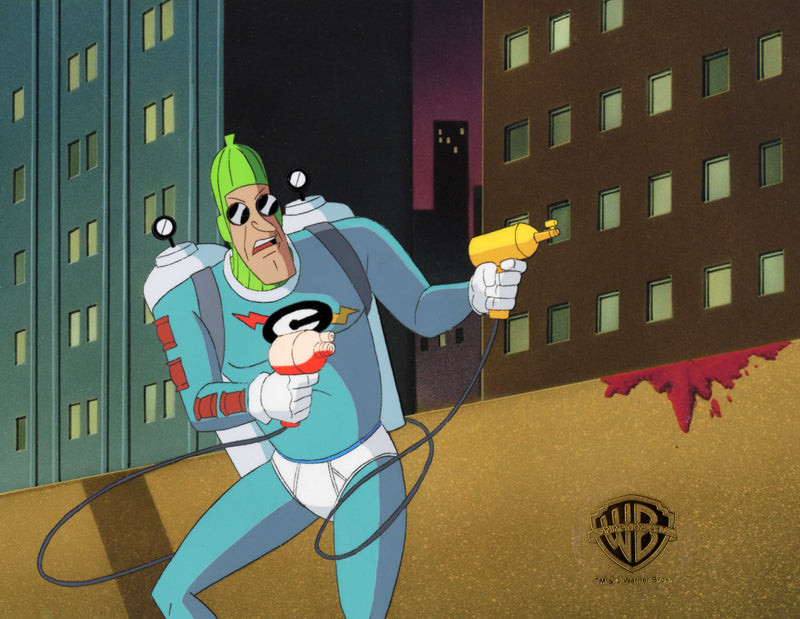 Batman The Animated Series Original Production Cel with Matching Drawing: Condiment King