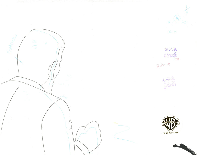 Pinky And The Brain Original Production Cel with Matching Drawings: 3-PinkEO, Brain2-Me2