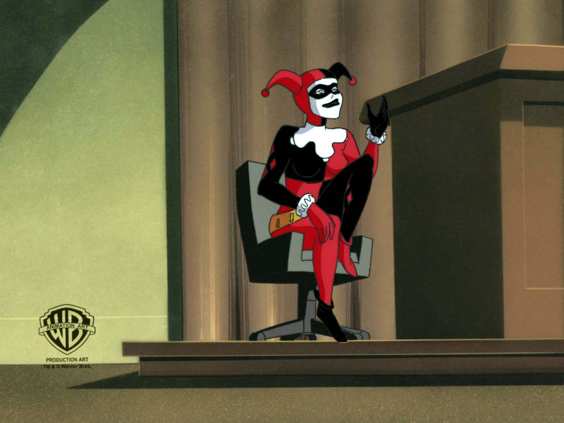 Batman The Animated Series Original Production Cel: Harley Quinn