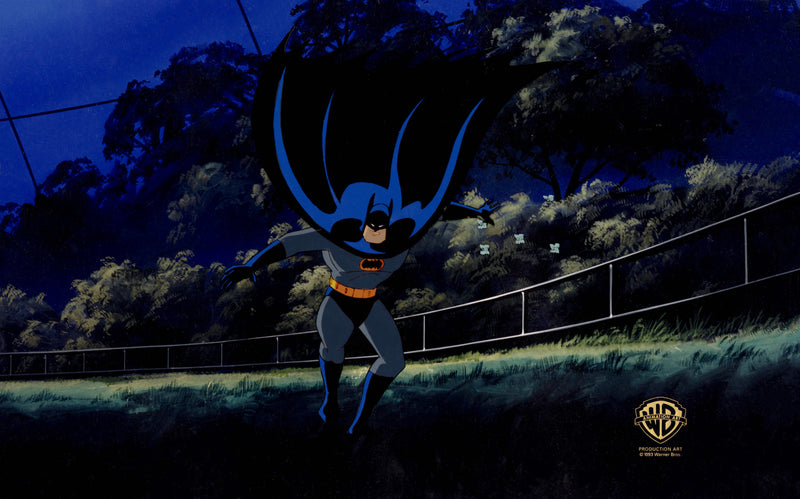 Batman The Animated Series Original Production Cel (Oversize): Batman