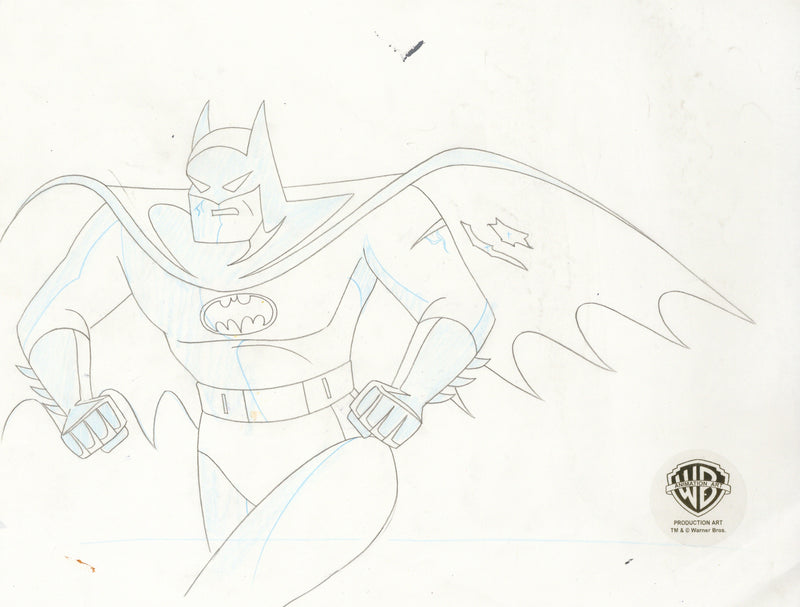 Batman The Animated Series Original Production Drawing: Batman