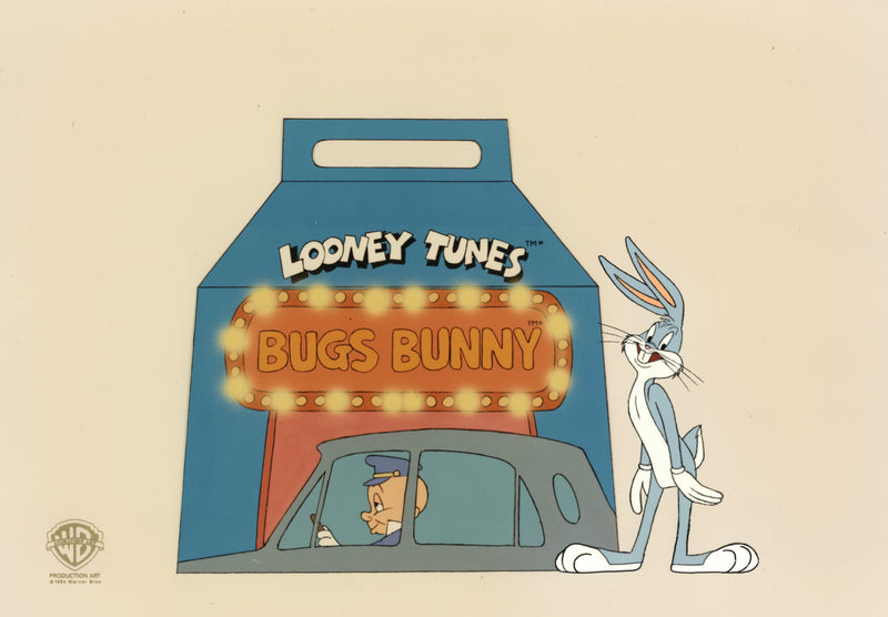 Looney Tunes Original Production Cel: Bugs Bunny, Elmer Fudd