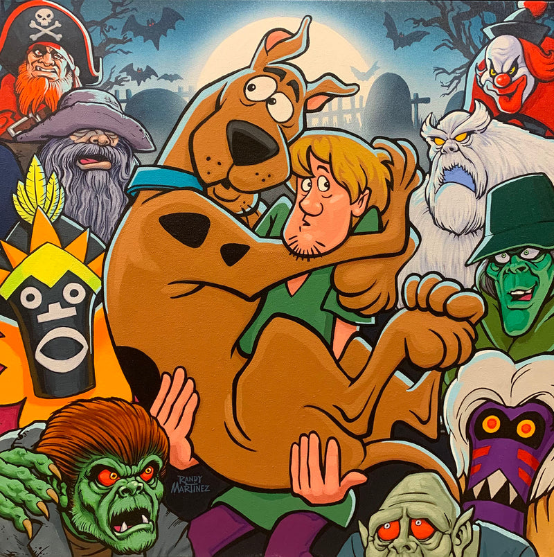 Zoinks! Limited Edition Giclée on Canvas by Randy Martinez