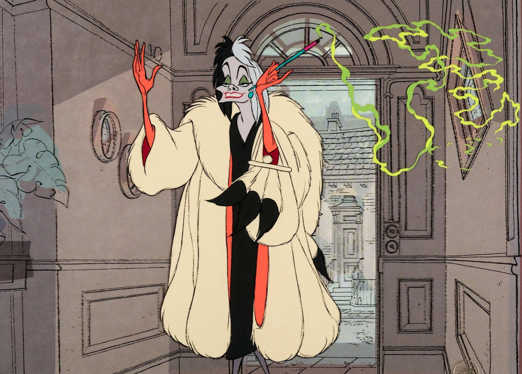 101 Dalmatians Cruella de Vil Limited Edition Cel - Choice Fine Art