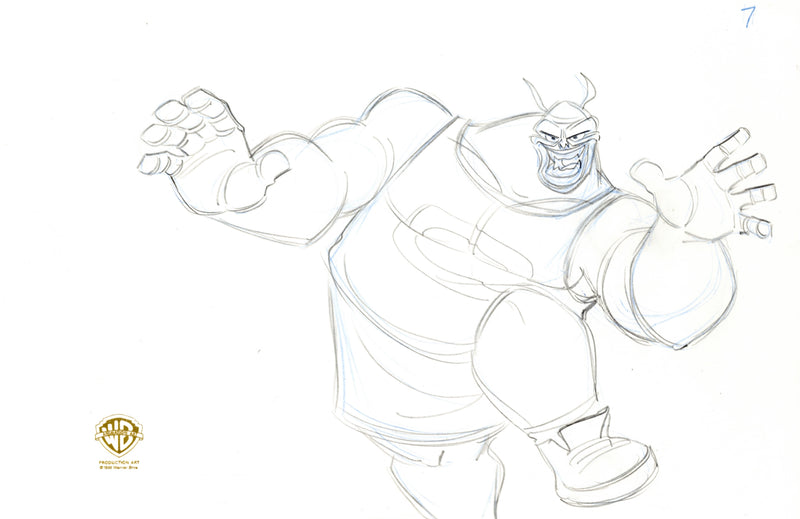 Space Jam Original Production Drawing: Monstar Pound