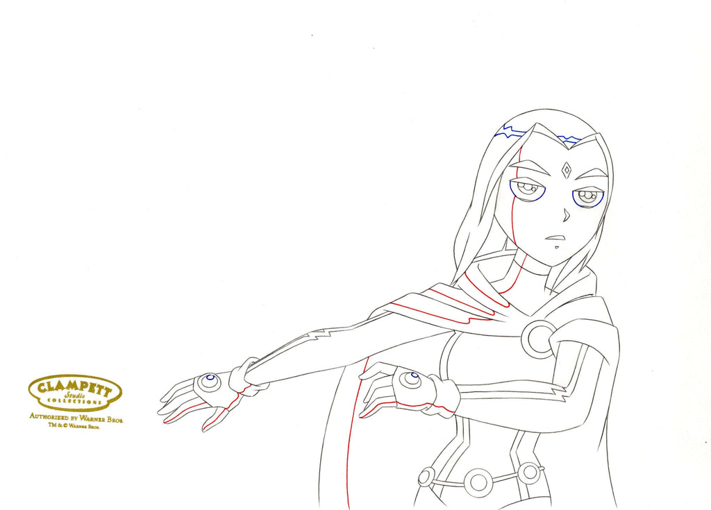 Teen Titans Original Production Drawing: Raven - Choice Fine Art