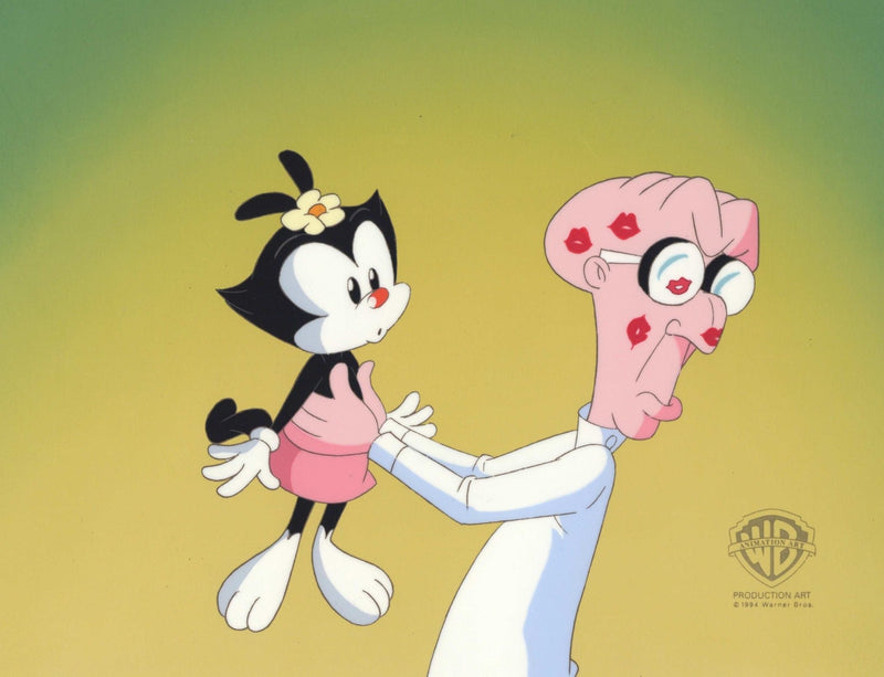 Animaniacs Original Production Cel: Dot and Dr. Scratchansniff - Choice Fine Art