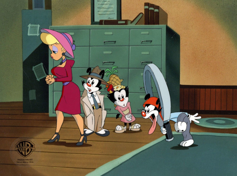 Animaniacs Original Production Cel: Hello Nurse, Wakko, Yakko, and Dot - Choice Fine Art