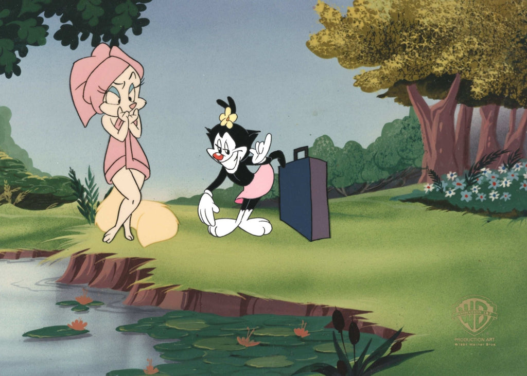 Animaniacs Original Production Cel: Minerva and Dot - Choice Fine Art