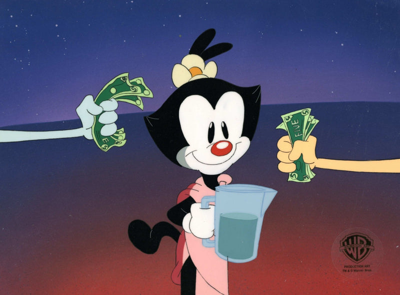 Animaniacs Original Production Cel on Original Background: Dot - Choice Fine Art