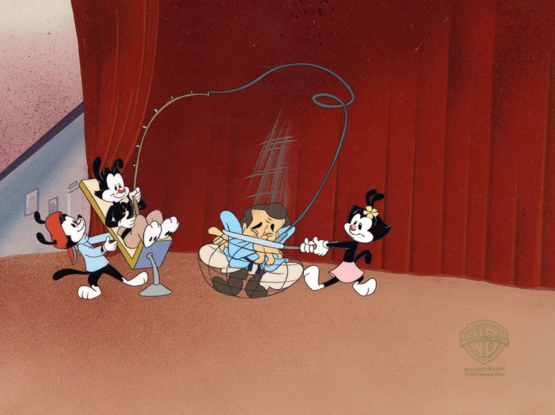 Animaniacs Original Production Cel: Wakko, Yakko, Dot - Choice Fine Art