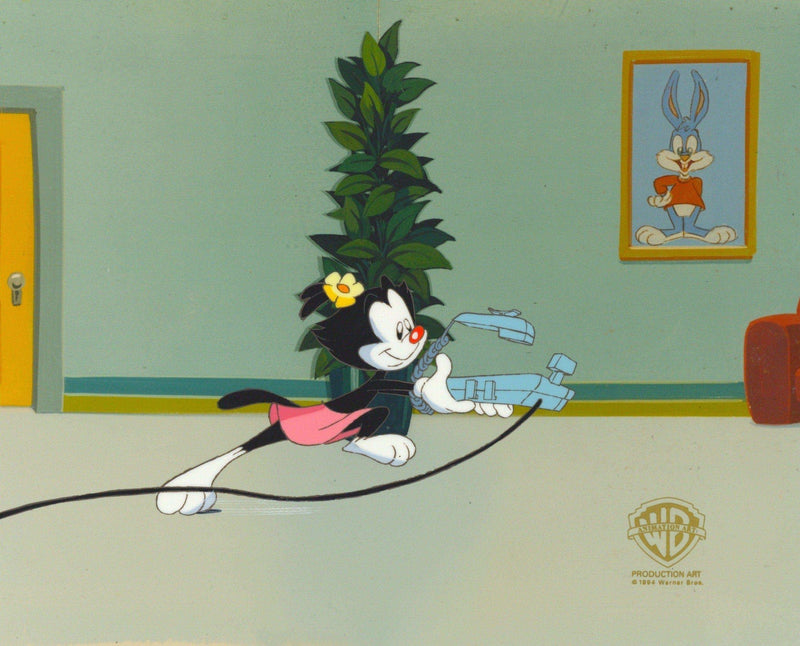 Animaniacs Original Production Cel with Matching Drawing: Dot - Choice Fine Art