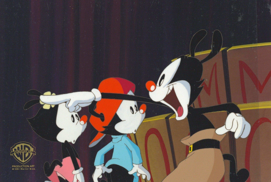 Animaniacs Original Production Cel: Yakko, Wakko and Dot - Choice Fine Art