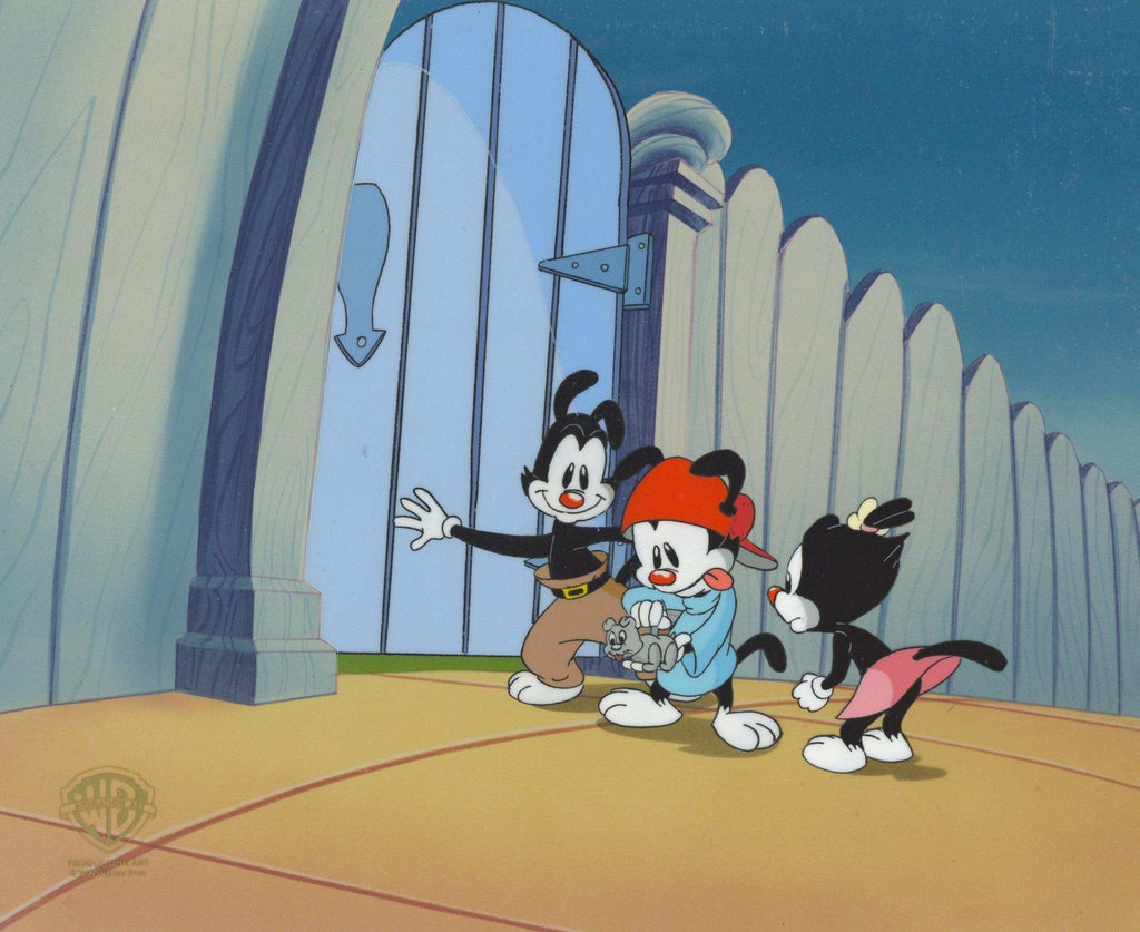 Animaniacs Original Production Cel: Yakko, Wakko and Dot - Choice Fine Art