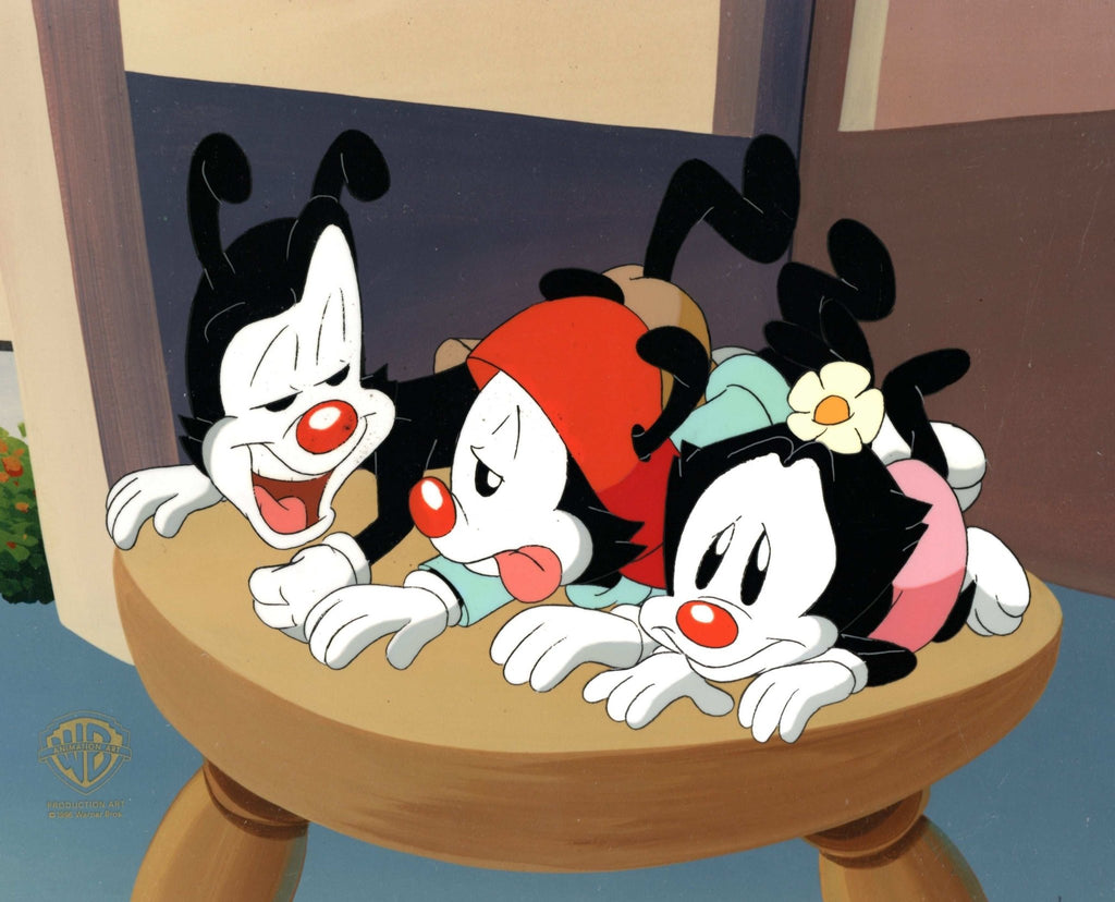 Animaniacs Original Production Cel: Yakko, Wakko, and Dot - Choice Fine Art