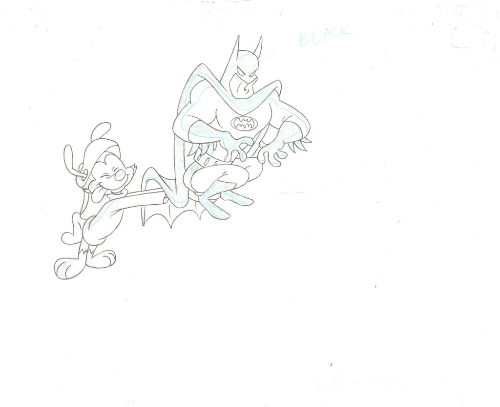 Animaniacs Original Production Drawing: Wakko and Batman - Choice Fine Art