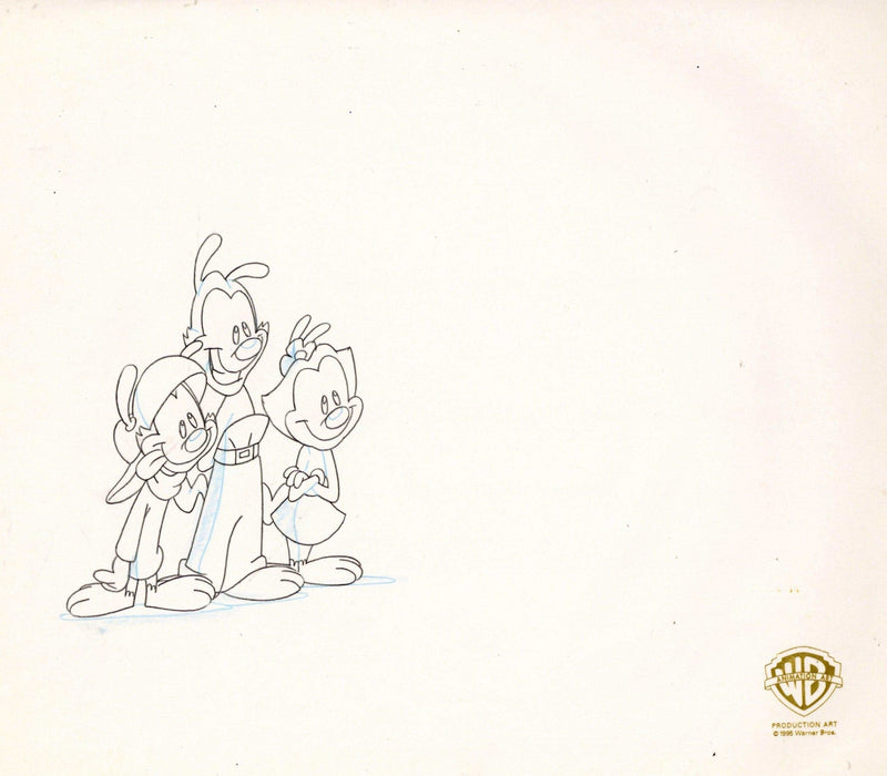 Animaniacs Original Production Drawing: Yakko, Wakko, and Dot - Choice Fine Art