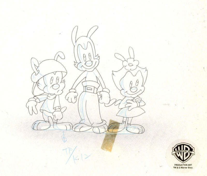 Animaniacs Original Production Drawing: Yakko, Wakko, and Dot - Choice Fine Art