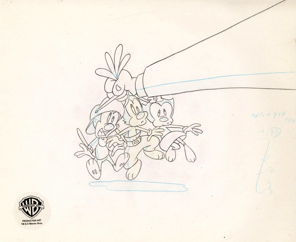 Animaniacs Original Production Drawing: Yakko, Wakko, and Dot - Choice Fine Art