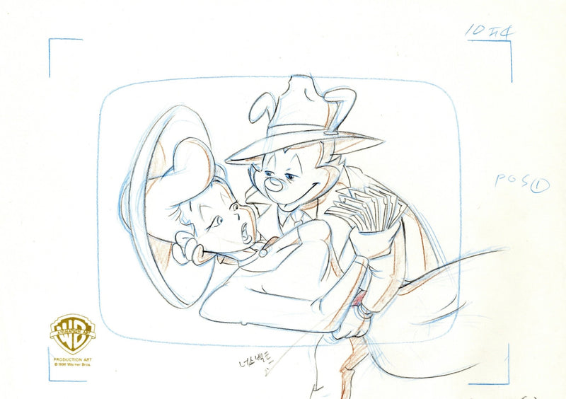 Animaniacs Original Production Layout Drawing: Hello Nurse and Yakko - Choice Fine Art