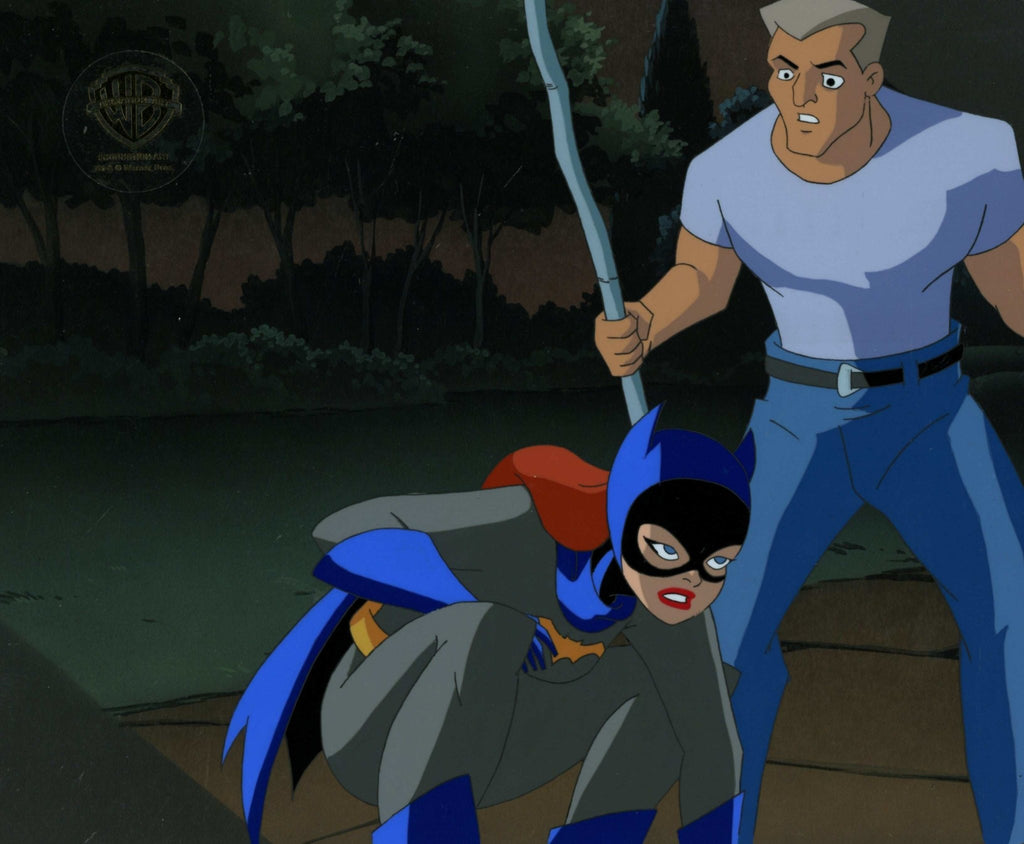 Batman and Mr. Freeze SubZero Original Production Cel On Original Background: Batgirl - Choice Fine Art