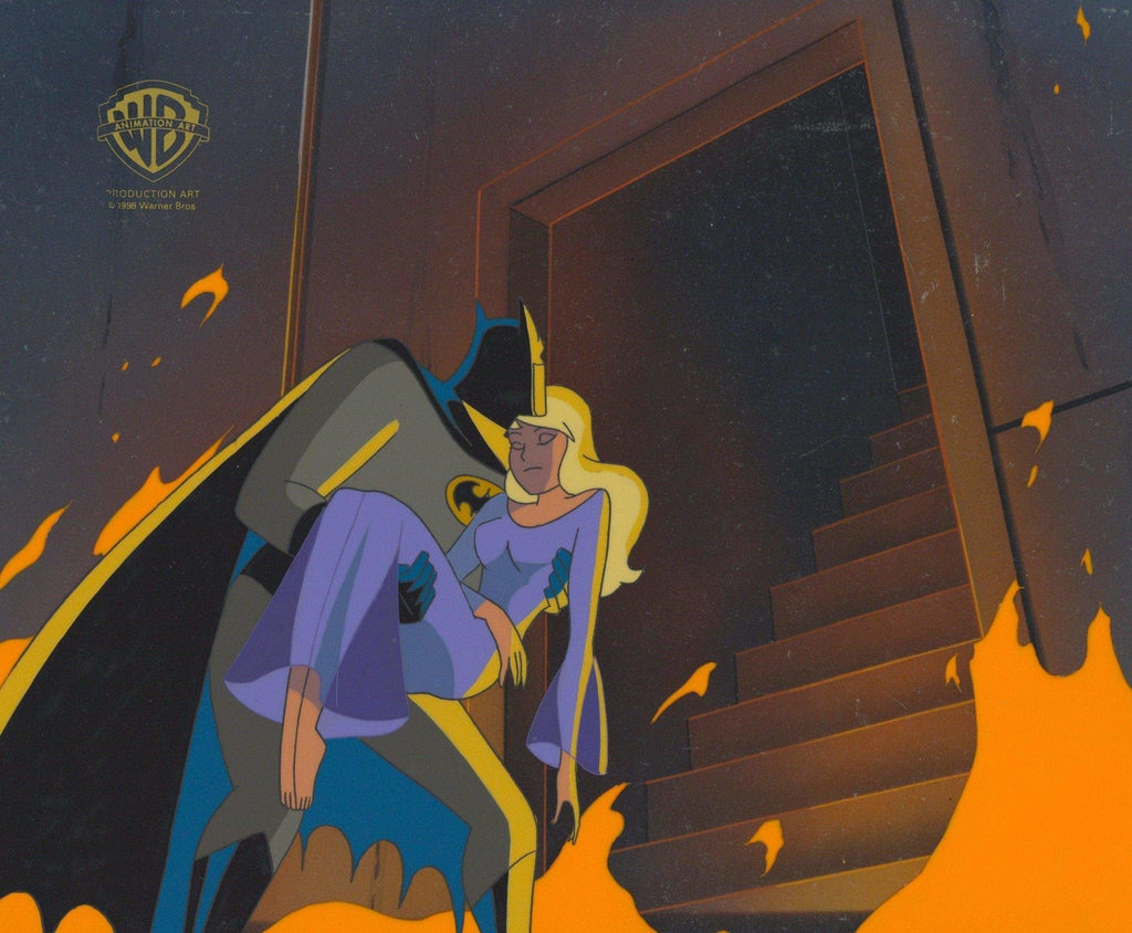 Batman And Mr.Freeze Subzero Original Production Cel: Batman and Nora - Choice Fine Art